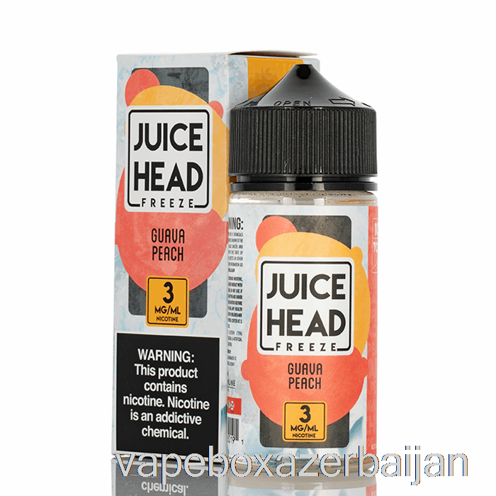 E-Juice Vape FREEZE Guava Peach - Juice Head - 100mL 0mg